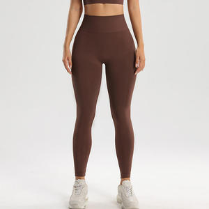 Factory Manufacturer Custom Slim Seamless Sports Running <b>High</b>-<b>Waisted</b> Gym Workout <b>Tummy</b> <b>Control</b> Yoga Tights <b>Leggings</b> for Women - Product Image 1
