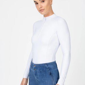 Chemise d'équitation respirante et légère, tissu extensible respirant, athlétique, pour femmes, entraînement équestre, été, confortable - Product Image 5