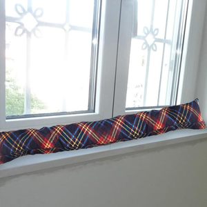 4 paraspifferi da 100cm tessuto di cotone Anti-tiraggio blu verde accessori per porte e finestre - Product Image 3