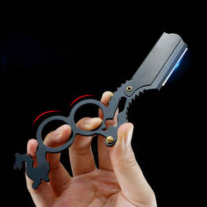 Vente en gros professionnel coupe droite gorge salon lame de rasoir fournitures de barbier de qualité supérieure - Product Image 2