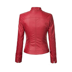 เสื้อแจ็กเก็ตหนังสำหรับผู้ชายเสื้อแจ็คเก็ตหนังแขนยาวดีไซน์แบบของคุณเอง - Product Image 2