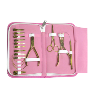 Kit d'outils d'extension de cheveux de salon de beauté pour pince ciseaux outils de boucle pour l'épilation Micro anneau lien outil d'ouverture de perle - Product Image 1