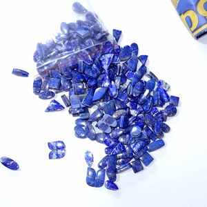 Lapis Lazuli Cabochon หินอัญมณีหลวมคู่เข้ากันควอตซ์สำหรับต่างหู - Product Image 3