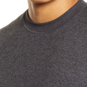 Usine en gros meilleur prix hommes sweat-shirt bas quantité minimale de commande hiver polaire bouffée 3D broderie plaine teint - Product Image 4