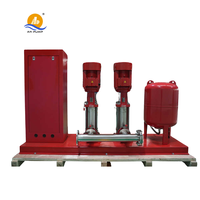 Pompe verticale multi-étages en acier inoxydable 304/316L sur skid haute efficacité pour système d'osmose inverse et alimentation de chaudière
