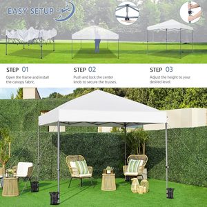 Tienda <span class=keywords><strong>de</strong></span> campaña con dosel <span class=keywords><strong>de</strong></span> 3*3m, carpa comercial portátil instantánea, Gazebo al aire libre para fiestas en casa, actividades al aire libre - Product Image 2