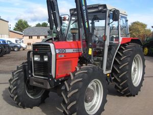Tracteur MF 390 Massey Ferguson tracteur avec toit pare-soleil certifié tracteur britannique de la nouvelle série - Product Image 2