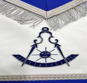 Mandil Ceremonial Masónico con Logotipo Personalizado, Mandil de Alta Calidad para Logia Fraternal - Product Image 3