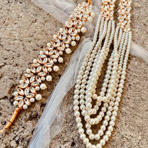 Conjunto de Joyería Kundan de Estilo Tradicional Rajasthani Imprescindible, Chapado en Plata de Acero Inoxidable con Cristales y Pedrería - Product Image 2