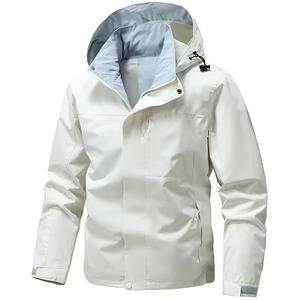 Chaqueta con capucha y cremallera cálida para exteriores de invierno para hombre, moda transpirable con logotipo frontal personalizado para niños - Product Image 4