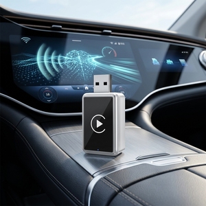 Adaptateur CarPlay sans fil Plug and Play en promotion avec connexion USB pour interface Apple vers voiture, garantie 1 an - Product Image 1