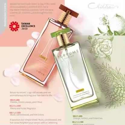 Fresh Herbal Fragrance Hair Spray Perfume, Protects Against Dandruff and Flaking