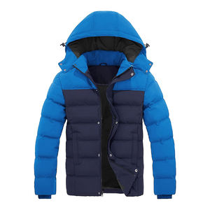 แจ็กเก็ตทรงพองมีฮู้ดสำหรับผู้ชายแฟชั่นฤดูหนาวออกแบบได้ตามต้องการ - Product Image 1