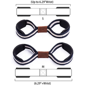 Meilleures sangles de musculation pour soulever des poids, sangles de poignet en forme de 8 pour la musculation, l'entraînement de musculation - Product Image 3