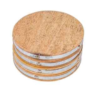 Posavasos Redondos en Oferta, Posavasos de Madera de Mango Personalizables OEM, Accesorios de Decoración para Mesa, Tapetes y Almohadillas - Product Image 1
