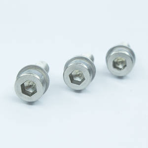 Arandela de cabeza hexagonal Premium para queso, tornillo de máquina de acero inoxidable Chapado en zinc, grado métrico 10,9/12,9, rosca de máquina automotriz - Product Image 3