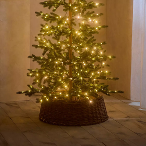 Collar de árbol de Navidad de ratán ecológico al por mayor, decoración del hogar para decoración de fiesta hecha a mano en Vietnam - Product Image 3