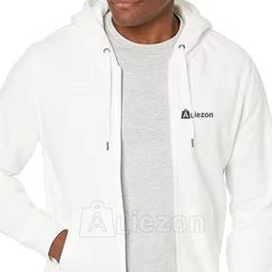 Sweat à capuche de haute qualité pour hommes en gros Fermeture à glissière complète avec tissu à capuche et logo personnalisé Sweat à capuche pour hommes avec fermeture éclair - Product Image 6