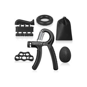 Set de Fortalecedores de Manos y Dedos - Anillo de Agarre Ajustable de 5 Piezas con Pelota Antiestrés - Product Image 1