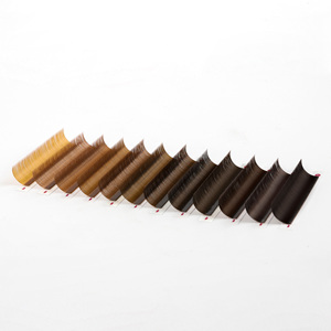 CharmLash, bandeja de embalaje personalizada, pestañas marrones y negras, extensiones de pestañas de volumen marrón, venta al por mayor, pestañas de marca privada - Product Image 1