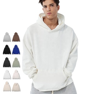 Fabricantes de sudaderas con capucha para hombre personalizadas de alta calidad, ropa de calle de gran tamaño, sudaderas con capucha de felpa francesa con estampado de algodón pesado para hombre - Product Image 1