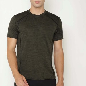 เสื้อยืดกีฬาบุรุษคุณภาพพรีเมี่ยม-มีสไตล์และทนทาน-เหมาะสำหรับใช้ในยิมวิ่งและฝึกซ้อม - Product Image 1