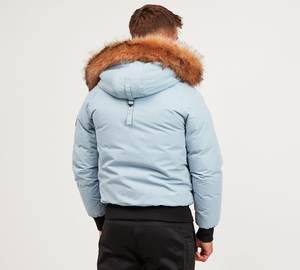 Veste d'hiver pour homme, décontractée, à capuche, épaisse, coupe-vent, avec fermeture éclair, veste matelassée chaude pour l'extérieur - Product Image 6