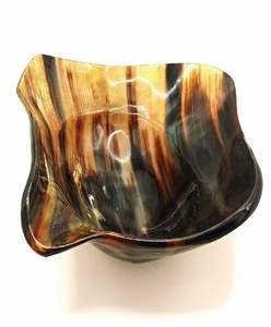 ชามเขาวัวธรรมชาติทำด้วยมือสำหรับตกแต่งบ้านร้านค้าปลีกโดยเน้นผลิตภัณฑ์ใช้ชีวิตที่เป็นมิตรกับสิ่งแวดล้อมในราคาไม่แพง - Product Image 1