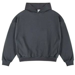 OEM Wholesale Heavyweight Oversized <b>Hoodie</b> for <b>Men</b> | Hip Hop Streetwear 100% Cotton Fleece Blank <b>Hoodie</b> with Custom Logo - Product Image 6