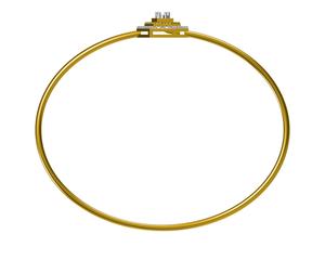 Bracelet en or fin 14KT Kada Premium B2B Sourcing Bracelet en diamant artisanal distinctif avec canaux de distribution supérieurs - Product Image 4