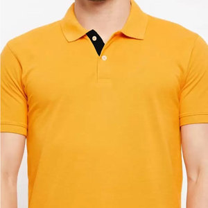 Polo de tela cómoda de calidad 100% de ajuste clásico a la moda personalizada, Polo de diseño único para hombre en polo de Color sólido - Product Image 3