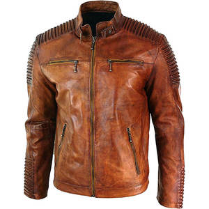 แจ็คเก็ตหนัง PU สีดำเงา ดีไซน์ใหม่ ทรงเข้ารูป แต่งซิปสองข้าง คอตั้ง สไตล์ไฮสตรีท สำหรับฤดูหนาว - Product Image 1