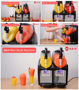 Machine commerciale industrielle slush jugo maquina de para hacer granizado granizadora usadas coctel hielo barata precio granitas - Product Image 2