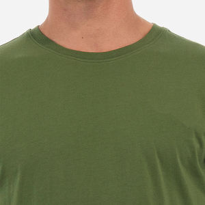 T-shirt en coton de couleur unie pour hommes T-shirt à séchage rapide pour hommes T-shirt décontracté à manches courtes col rond meilleur design t-shirts personnalisés - Product Image 3