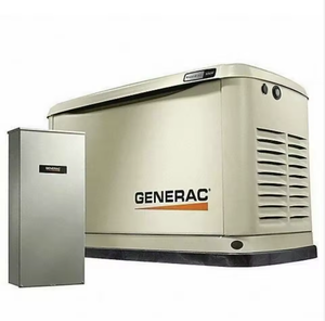 Nouveau générateur Generac Guardian de qualité industrielle 18 kW en aluminium avec disjoncteur de service 200 A et abri AC - Product Image 1