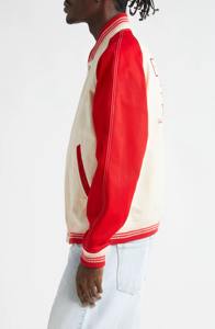 <b>Mens</b> Fashion Varsity <b>Jacket</b> Causal <b>Slim</b> <b>Fit</b> Bomber Baseball <b>Jackets</b> Letterman Wool Varsity <b>Jacket</b> for <b>Men</b> - Product Image 5