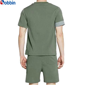 Nuevo Conjunto Deportivo de Manga Corta Personalizado para Hombre de Talla Grande, Traje Deportivo Informal de Verano, Traje de Pantalones Cortos Informales - Product Image 3