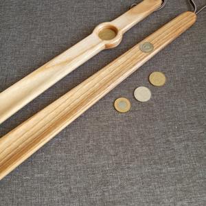 Rehausseur de chaussures en bois long de qualité supérieure avec texture de grain naturel pour un enfiler facile et une commodité quotidienne en provenance d'Inde - Product Image 4