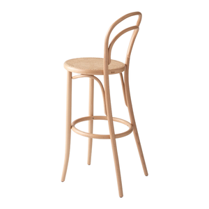 Tabourets en bois de rotin pour patio Chaise haute de jardin Chaise de bar pour la maison Restaurant Bar Hôtel Café Mobilier d'extérieur - Product Image 4