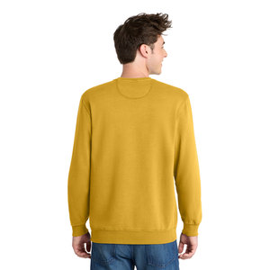 Sweat-shirt en molleton pour hommes pull chaud d'hiver en coton et polyester mélangé sweat-shirt à manches longues col rond vêtements de sport décontractés haut - Product Image 4