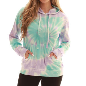 Sudadera con Capucha Tie Dye de Moda para Mujer, Diseño Nuevo, Alta Calidad, Ropa de Mujer, Nueva Llegada 2026 - Product Image 1