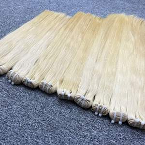 Cabello natural virgen Cabello de trama recta de un donante, cabello virgen de alta calidad Cabello virgen 100%, cabello crudo para mujeres - Product Image 2