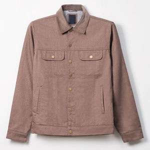 Veste à col en velours côtelé à boutons personnalisable par le fabricant direct, manches longues, style urbain d'hiver, vêtements de neige, tailles XS à 6XL, haute qualité ODM - Product Image 1