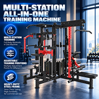 Appareil de musculation multifonction tout-en-un BN avec extension de jambe, curl de jambe, traction par câble, exercice de pectoraux, tractions, équipement de musculation pour tout le corps