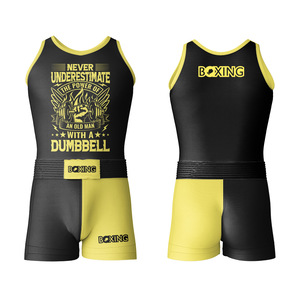 Conjunto de Uniforme de Boxeo Definitivo con Camiseta Deportiva Ventilada y Pantalones Cortos de Ajuste Profesional, Perfecto para Entrenamiento de Atletas 2026 - Product Image 1