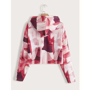 Vente en gros de sweats à capuche pour femmes de haute qualité, couleur unie, vêtements d'hiver, sweats à capuche respirants pour femmes - Product Image 6