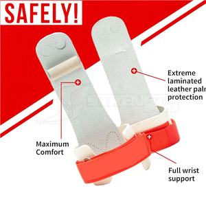 Levantamiento de pesas personalizado Soporte de muñeca resistente Entrenamiento Mano Empuñaduras de gimnasia Power Gym Lifting Entrenamiento Empuñaduras de mano - Product Image 5