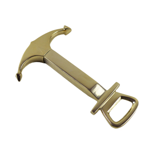 Ouvre-bouteille de conception pour mariage et fête, forme d'ancre, ouvre-bouteille en métal avec finition antique en laiton - Product Image 4