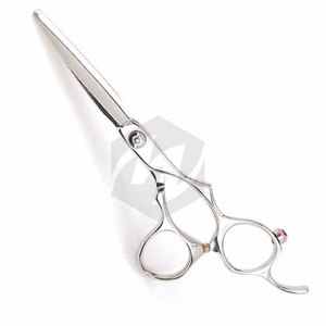 กรรไกรตัดผมคุณภาพสูง ใบมีดคมทนทาน ดีไซน์สวยงาม ระดับมืออาชีพ พร้อมที่พักนิ้ว - Product Image 1