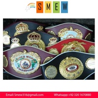 Ceinture de championnat personnalisée en cuir PU, fabrication de haute qualité